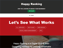 Tablet Screenshot of happyranking.com